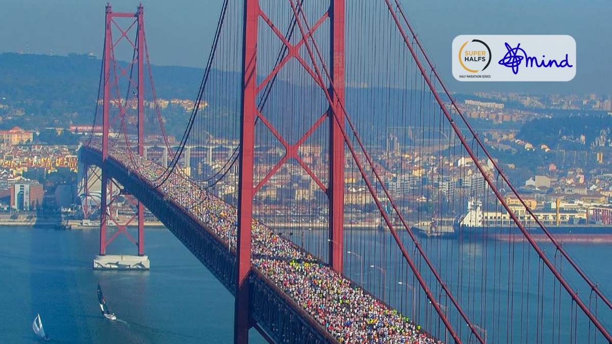 Lisbon Bridge during the Half Marathon