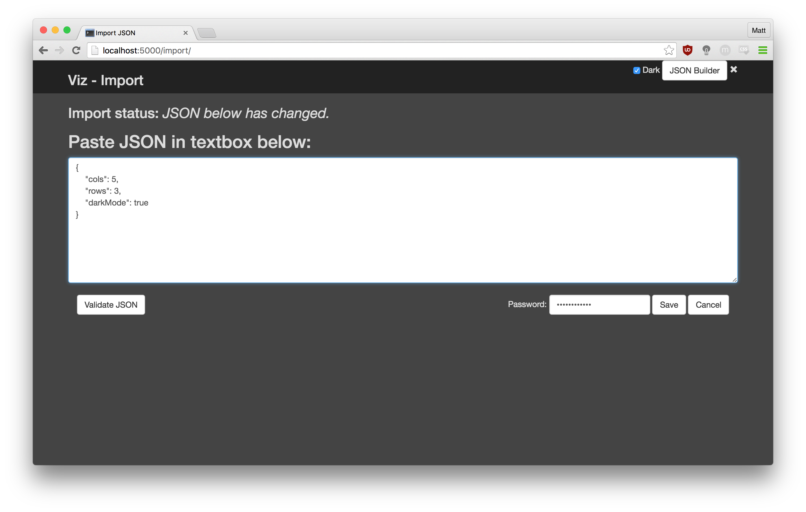 Screenshot of current build.