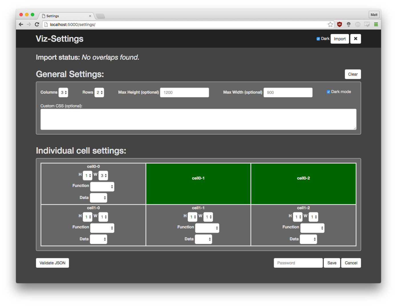 Screenshot of current build.