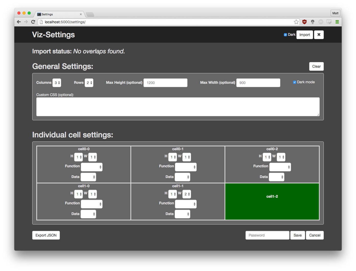 Screenshot of current build.