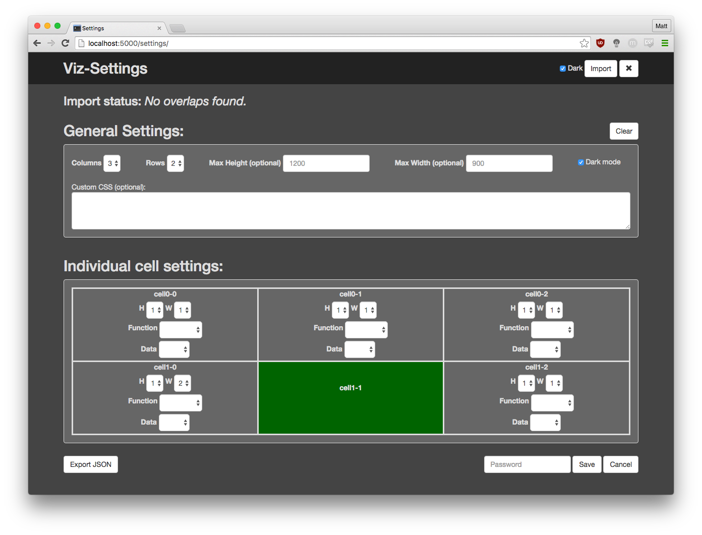 Screenshot of current build.