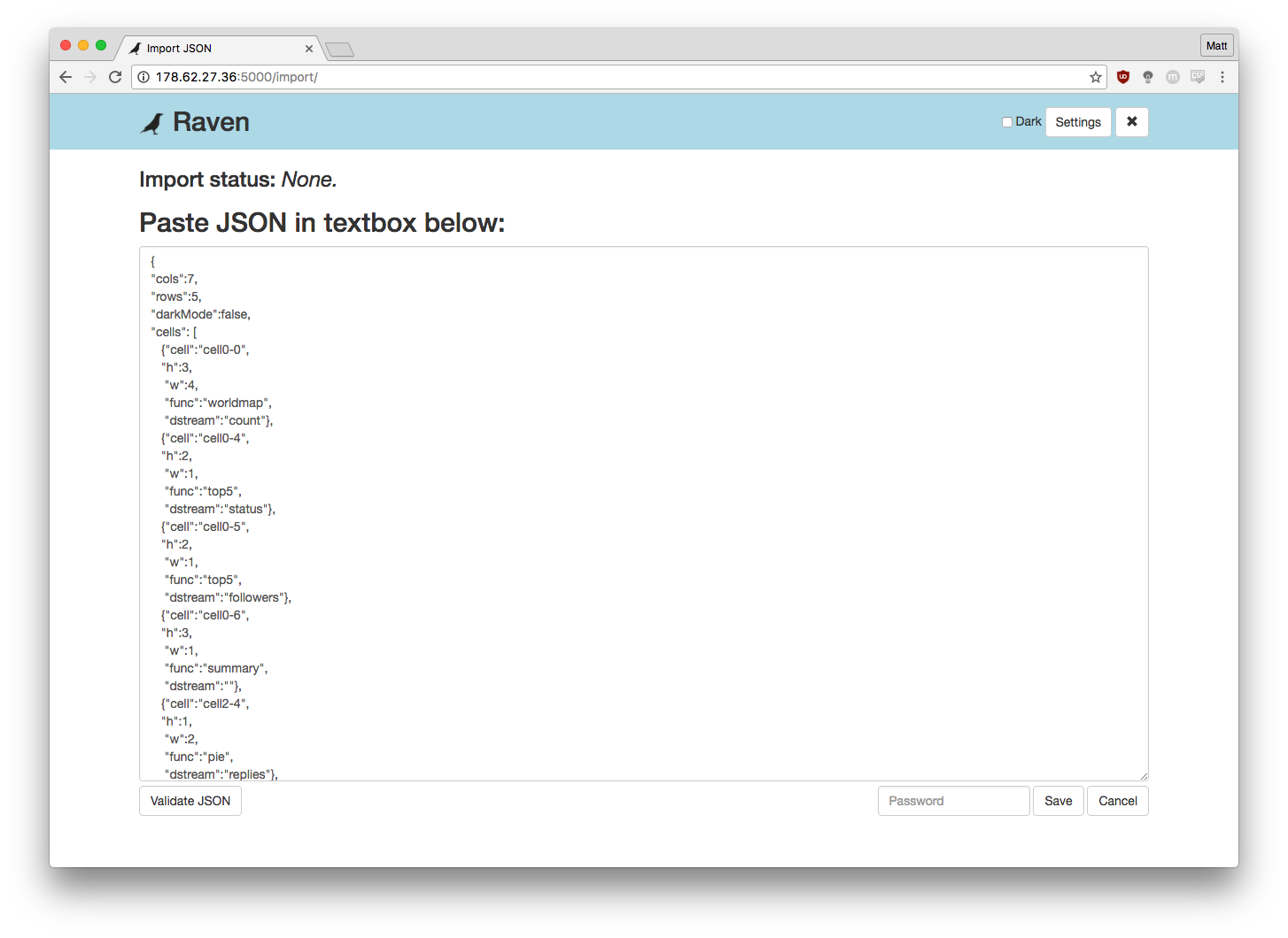 Screenshot of current build.