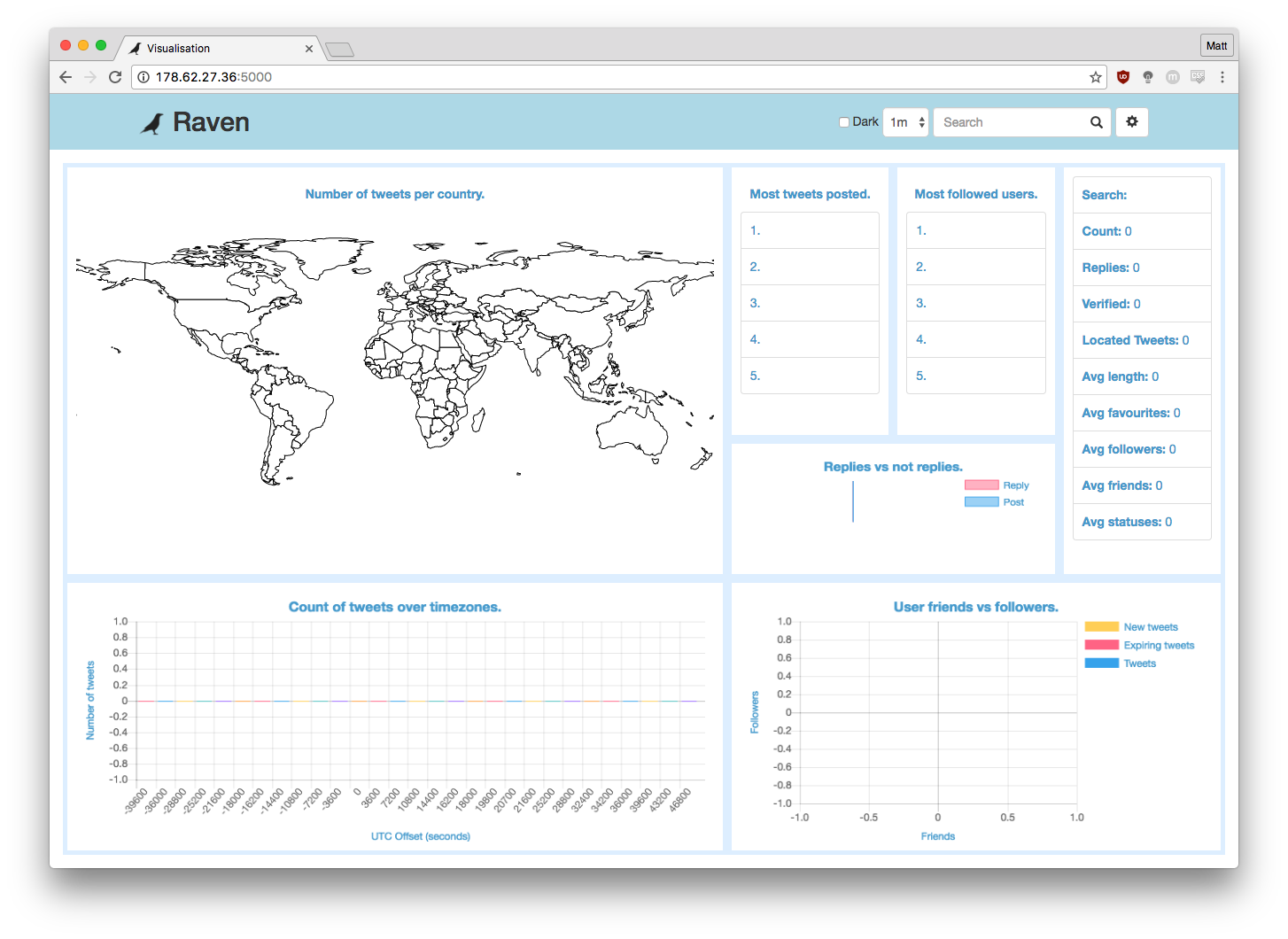 Screenshot of application.